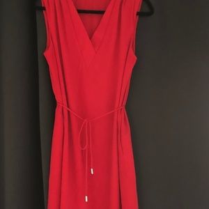 Red RW&Co Workwear Dress